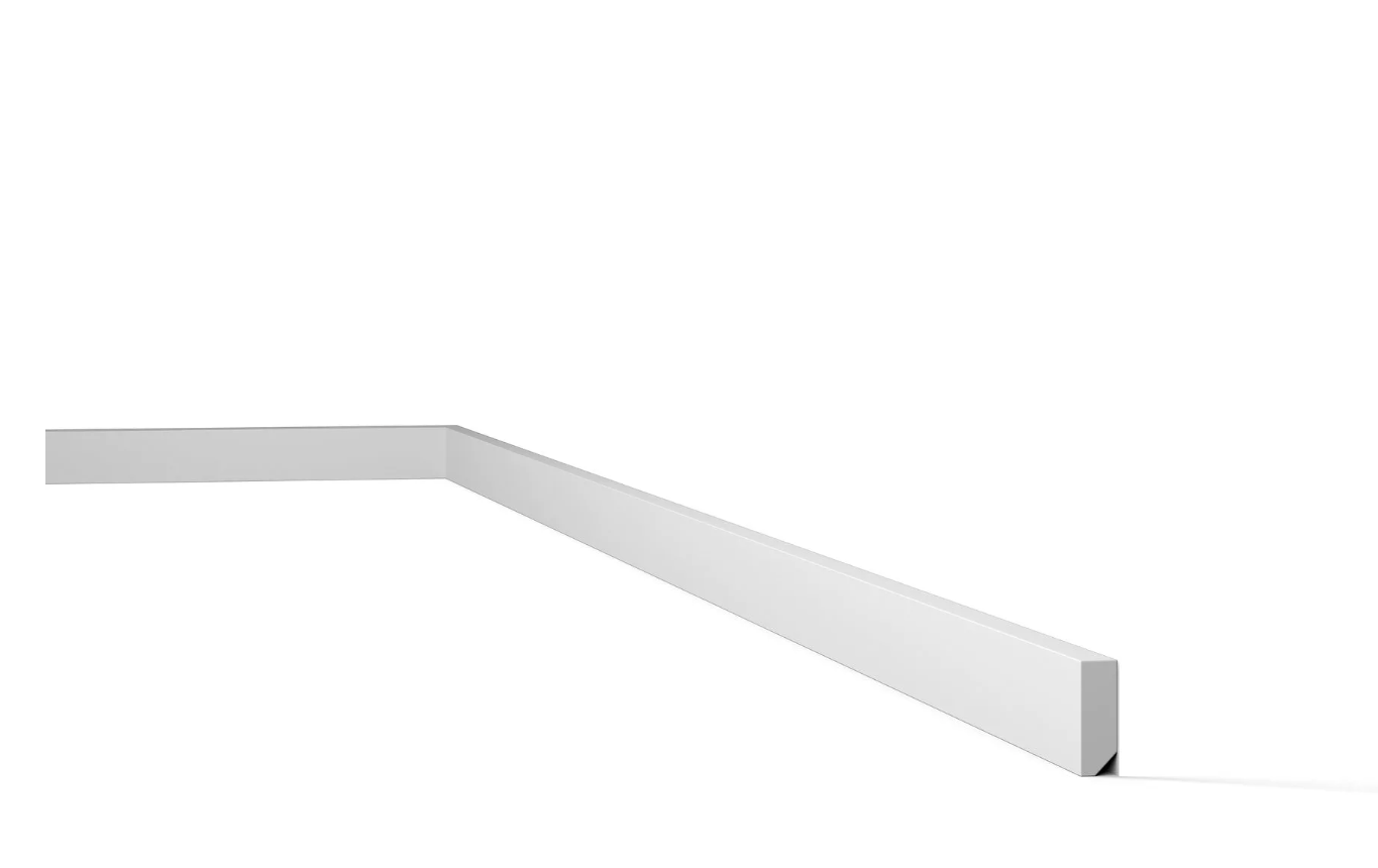 FT1F WALLSTYL® listwa przypodłogowa malowana, kolor RAL9016 (biały)